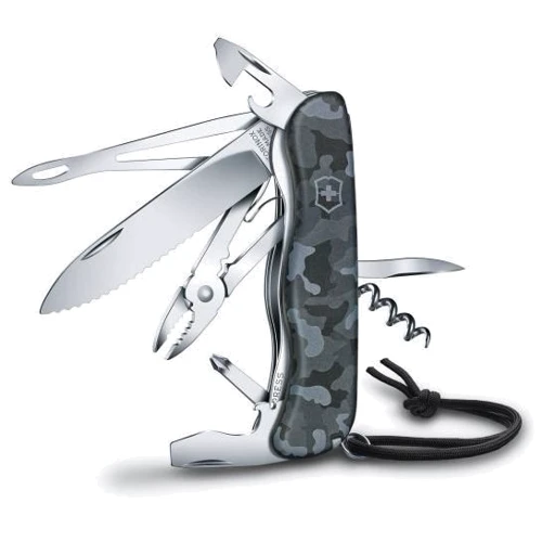 Мультитул Victorinox Skipper 111мм/18функ/синий камуфляж (0.8593.W942): Тип Карманный