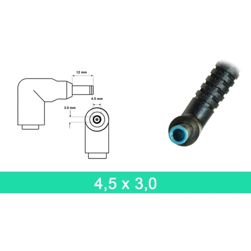 Зарядний пристрій Dell 130W 19.5V 6.67A 4.5 + 3.0x0.6mm HA13 (17086): Напруга 19.5V