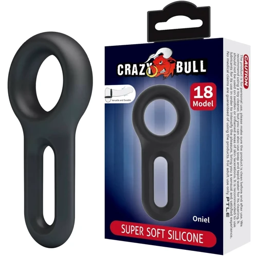 Кільце ерекційне LYBAILE Crazy Bull №18 - Oniel super soft silicone (BI-210363): Виробник LYBAILE