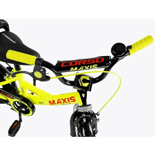 Детский велосипед 12" Corso Maxis желтый (CL-12017): Диаметр колес, дюймов 12