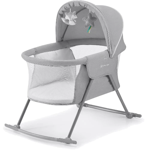 Ліжко-люлька-качалка 3 в 1 Kinderkraft Lovi Grey (KKLLOVIGRY0000)