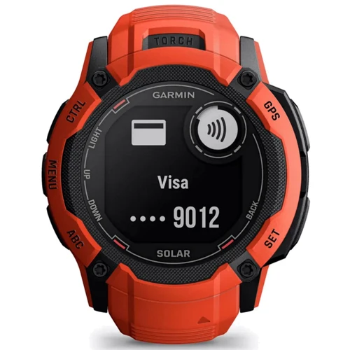 Смарт-часы Garmin Instinct 2X Solar Flame Red (010-02805-01): Материал ремешка Силикон