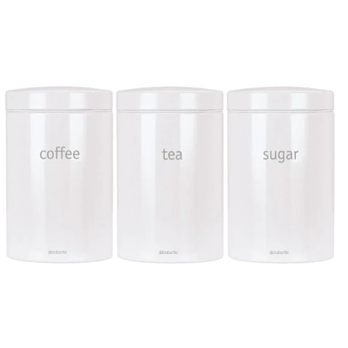 Емкость для хранения Набор емкостей с крышками Brabantia CANISTERS (1,4 л, 3 шт) (11 41 44) фото 1