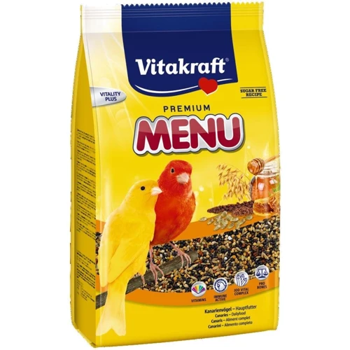 Повседневный корм Vitakraft Menu Vital для канареек с медом 500 г (4008239214461)