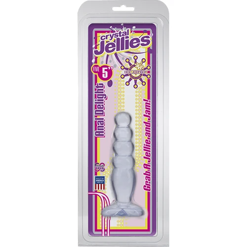 Анальная пробка Jellies Anal Delight, 14x3 см, пурпурный