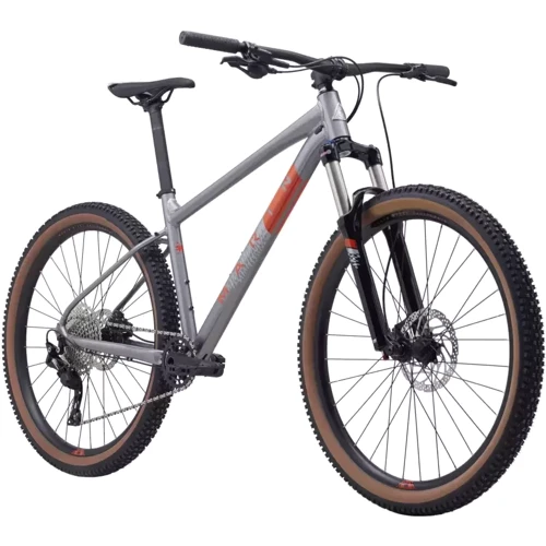 Велосипед Marin BOBCAT TRAIL 5 рама - M 2021 27.5" Gloss Charcoal/Silver/Roarange (SKD-80-58): Материал рамы Алюминий