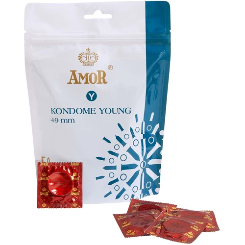Презервативы Amor Young, 50 шт.: Тип Для максимальной защиты