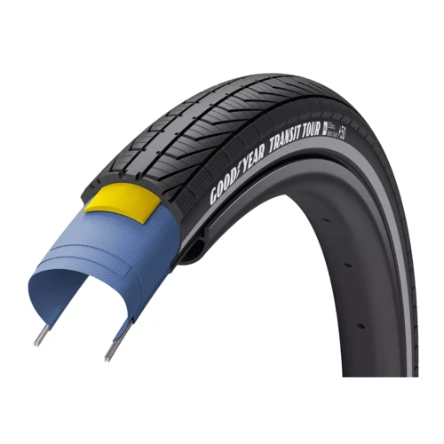 Покришка 700x40C (40-622) Kenda K1109 KICK-BACK, black, 30tpi (TIR-42-25)