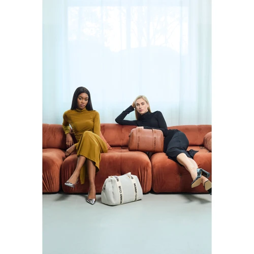 Сумка Childhome Mommy Club Signature Vegan Leather Brown (CWMCSLBR)