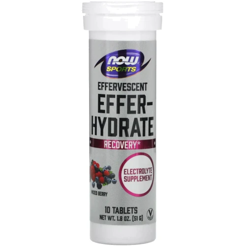 Now Foods Effer-Hydrate Sports 10 tabs / 10 servings / berries flavour