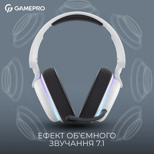 Наушники GamePro Asgard Bragi RGB White (HSW250W) фото 6
