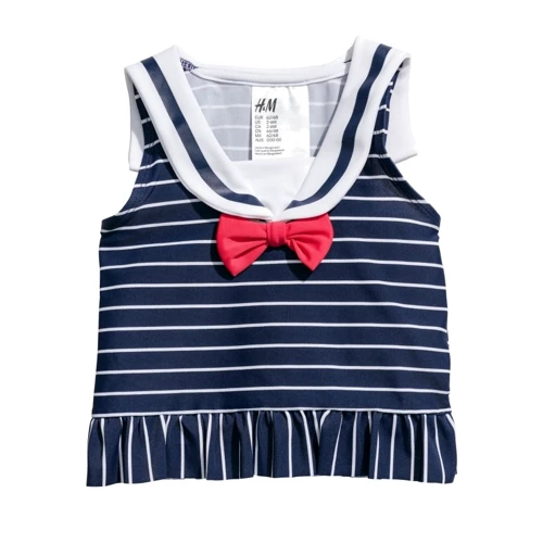 Купальний топ H & M 5423437 62-68 см темно-синій