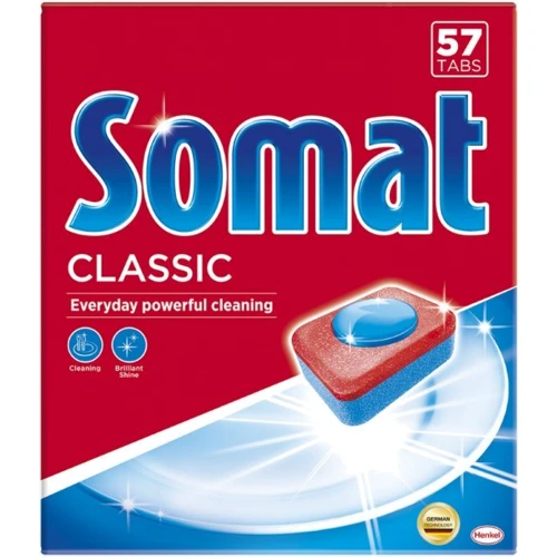 Таблетки Somat Classic для мытья посуды в посудомоечной машине 57 шт