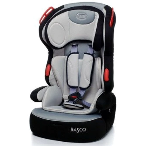 Автокрісло 4Baby Basco Grey (сірий) (гр. 1/2/3)