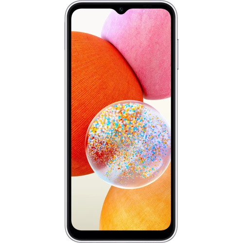 Смартфон Samsung Galaxy A14 4/128GB Silver A145F: Дисплей 6.6" PLS LCD (1080x2408) / 400 ppi