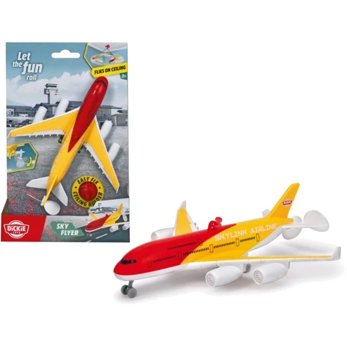 Літак Dickie Toys Sky Flyer з функцією польоту та руху, 18 см (3342014): Комплектація одна модель