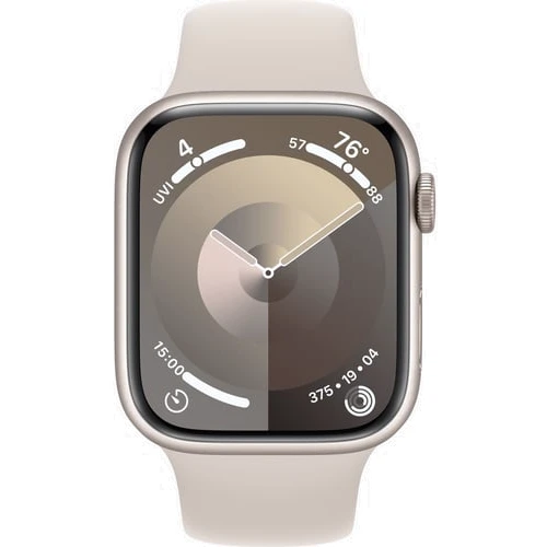 Apple Watch Series 9 45mm GPS Starlight Aluminum Case with Starlight Sport Band - M/L (MR973) Approved Витринный образец: Причина уценки Активированы, витринный образец, хорошее состояние, комплектация полная: коробка, зарядка, часы