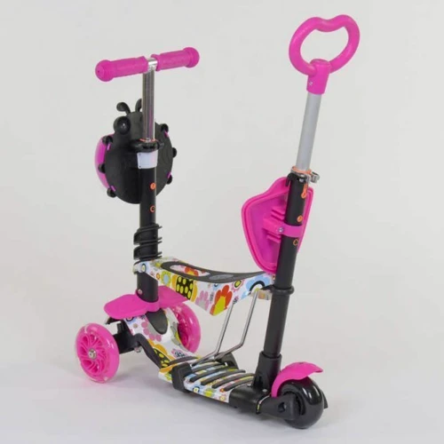 Самокат Best Scooter розовый (74230): Конструкция рамы цельная