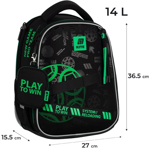 Рюкзак Kite K25-555S-2 Education 555 Play&Win фото 9
