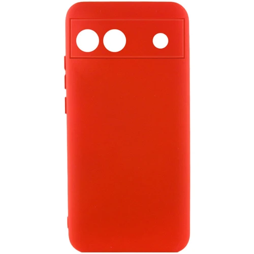 Чохол для телефона Lakshmi Case Silicone Cover Full Camera Red для Google Pixel 6a