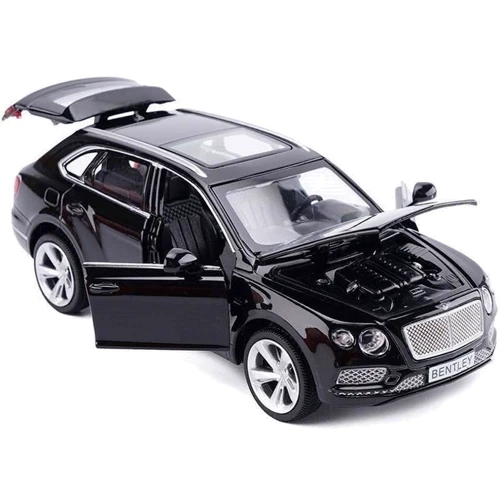 Машинка металлическая Bentley Автопром Bentayga черная (68369): Материал Пластик, Металл