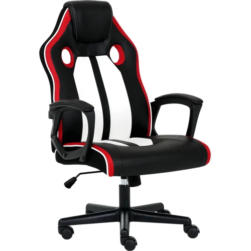 Геймерское кресло GT Racer X-2301 Black/White/Red
