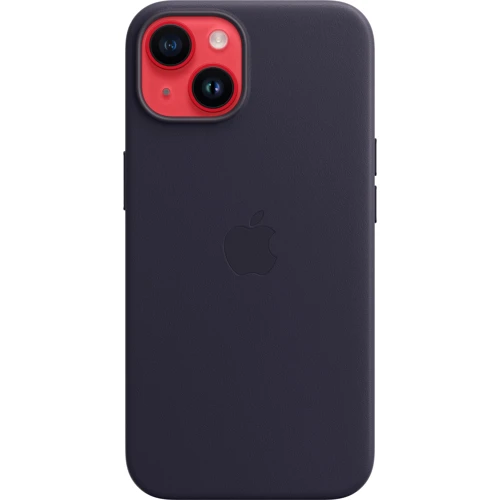 Чехол для iPhone Apple iPhone 14 Leather Case with MagSafe - Ink (MPP63ZE/A) фото 6