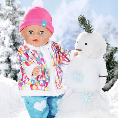 Лялька Baby Born серії Ніжні обійми - Зимова малятко (43 cm, з аксесуарами) (831 281): Особливості інтерактивна лялька