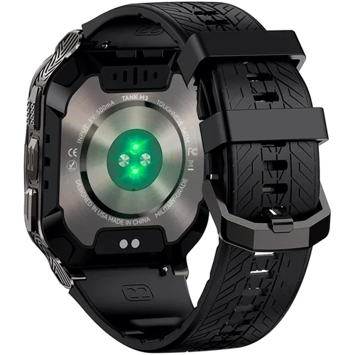 Смарт-часы Kospet Tank M3 Black: Материал корпуса Нержавеющая сталь