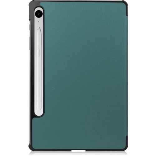 Аксесуар для планшетних ПК BeCover Smart Case Dark Green для Samsung X710 Galaxy Tab S9 / X510/X516B Galaxy Tab S9 FE (710410): Матеріал Штучна шкіра + пластик