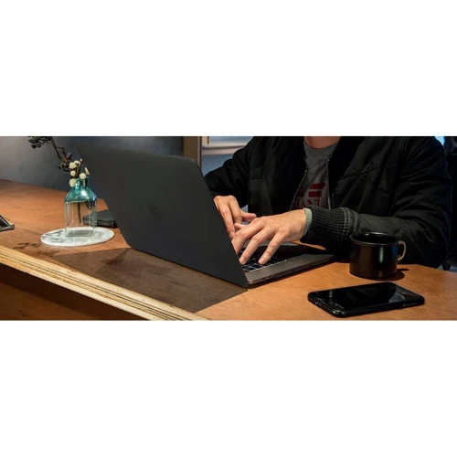 SwitchEasy Nude Transparent Black (GS-105-106-111-66) for MacBook Pro 16 2019 фото 6