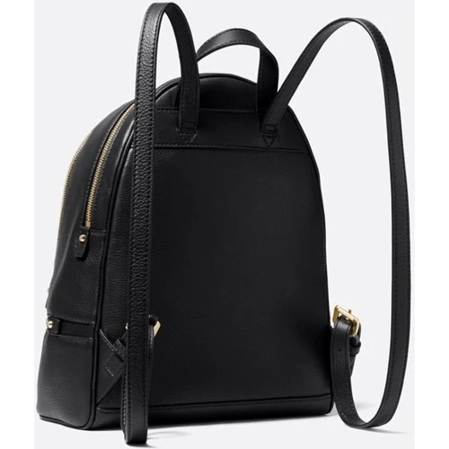 Женский рюкзак Michael Kors RHEA ZIP MD BACKPACK черный (30S5GEZB1L001): Материал Натуральная кожа