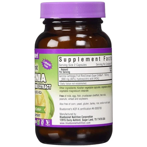 Bluebonnet Nutrition, Super Fruit, Garcinia Cambogia Fruit Rind Extract, 90 Vegetable Capsules (1190): Производитель Bluebonnet Nutrition