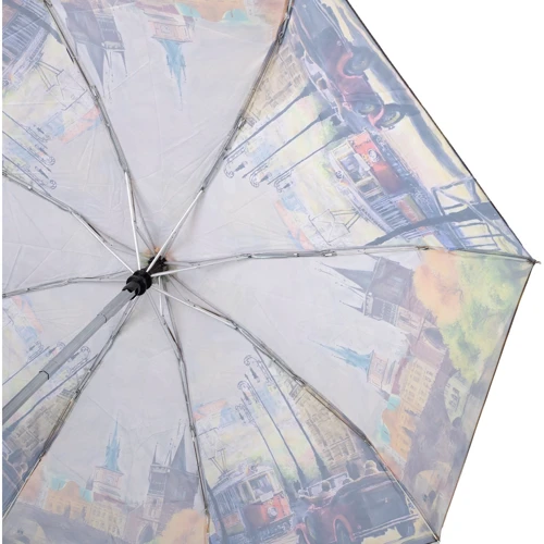 Парасолька жіночий автомат Magic Rain бежевий (ZMR49224-4): Фасон Складаний (4 складання)