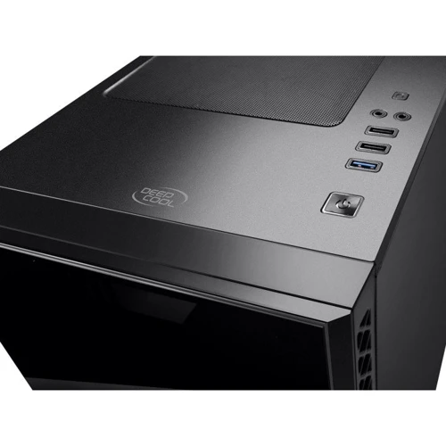 Корпус Deepcool MATREXX 50 ADD-RGB 3F (DP-ATX-MATREXX50-AR-3F-US): Материал передней панели закаленное стекло, пластик