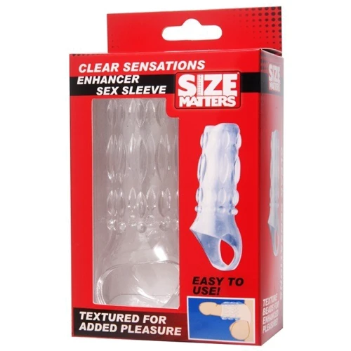 Clear Sensations Enhancer Sex Sleeve - насадка для пениса 11.5x3 см.