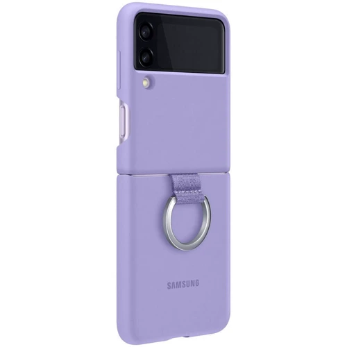 Аксессуар для смартфона Samsung Silicone Cover Lavender (EF-PF711TVEGRU) for Samsung F711 Galaxy Flip 3: Пленка в комплекте нет