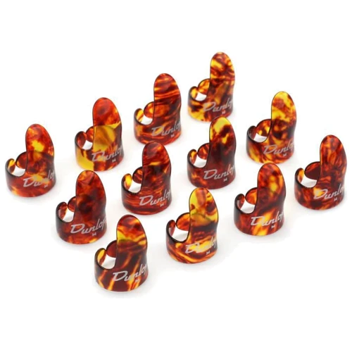 Медіатор Медіатори DUNLOP Shell Медіа Finger Рicks (12 шт): Матеріал Пластик