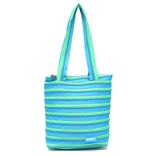 Сумка ZIPIT Premium Tote Beach Turquise Blue Spring Green бирюзовая