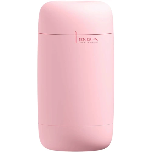 Мастурбатор Tenga Puffy Strawberry Pink (ультрамягкий материал, многоразовый, сквозной)