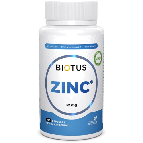 Biotus Zinc Цинк 32 мг 100 капсул