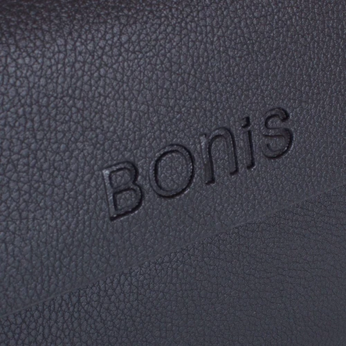 Чоловіча борсетки Bonis чорна (SHI5679-111): Фактура матова, Зерниста