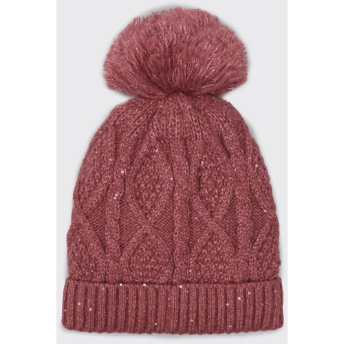 Шапка детская CMP Kid G Knitted Hat Quarzo Uni розовая (5505611J-B868): Пол Девочка