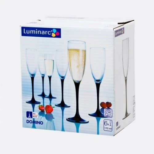 Келих Luminarc Domino 170мл для шампанського (8167H): Призначення Для шампанського