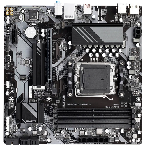 GIGABYTE A620M GAMING X: Разъемы на задней панели Ethernet RJ-45, DisplayPort, USB 3.2 Gen 1, USB Type-C, USB 3.2 Gen 2, USB 2.0