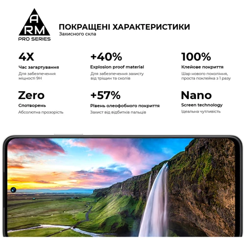 Аксессуар для смартфона ArmorStandart Tempered Glass Pro Black for Realme C55 (ARM67931) фото 6