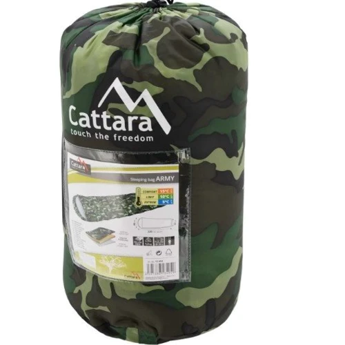 Спальный мешок CATTARA "ARMY" 13404 Камуфляж: Длина 220 см