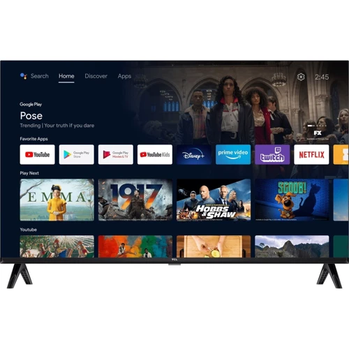 Телевізор TCL 43L5A: Оснащення Встроенный медиаплеер, Smart TV