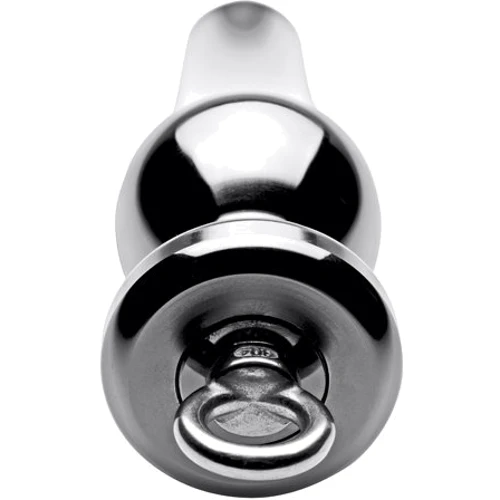 Анальная пробка Tom of Finland Weighted Aluminum Plug with Pull Ring, 13.5см