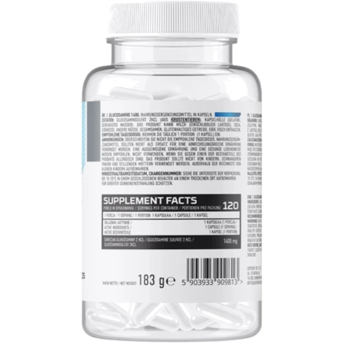 OstroVit Glucosamine Глюкозамін 1400 мг 120 капсул: Тип Глюкозамин
